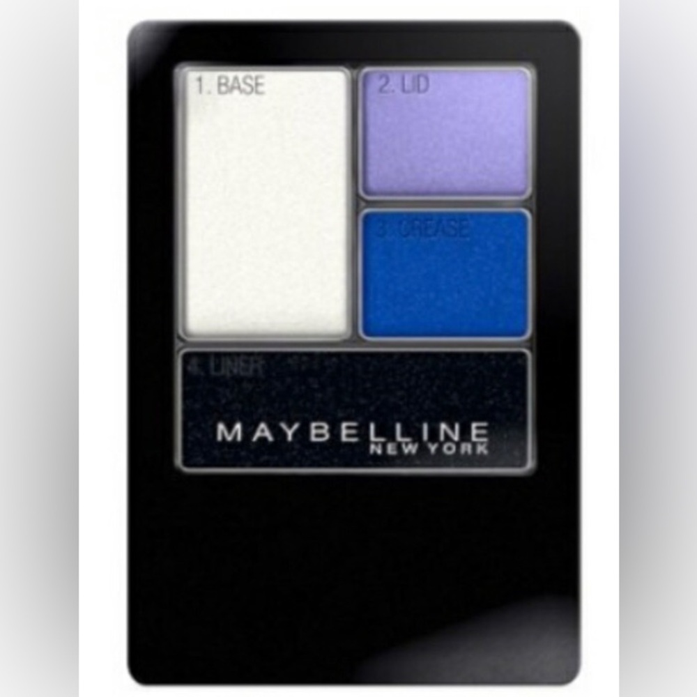 💙 NEW 💙 Maybelline Eyeshadow Quad 21Q Electric Blue